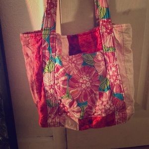 Pink tote